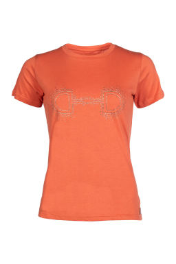 HKM Edinburgh Bit T-Shirt - Ladies (Brandy or Olive)